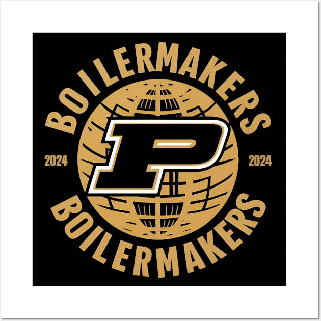 Purdue Boilermakers Final Four 2024 Wall Art by YASSIN DESIGNER